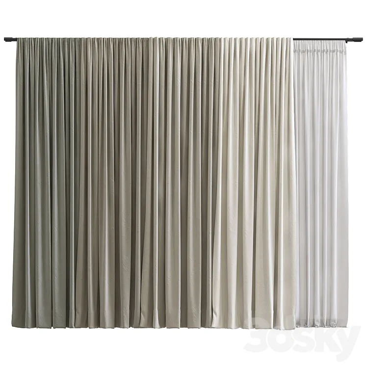 Curtain #100 3DS Max