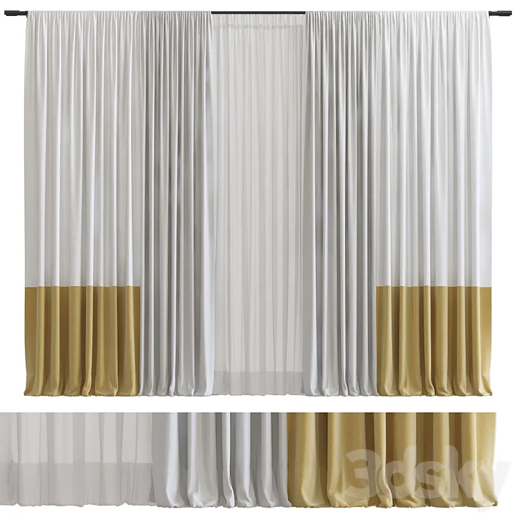 Curtain #103 3DS Max Model
