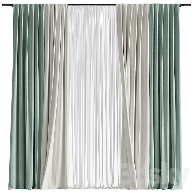 Curtain #104 3dsMax Model