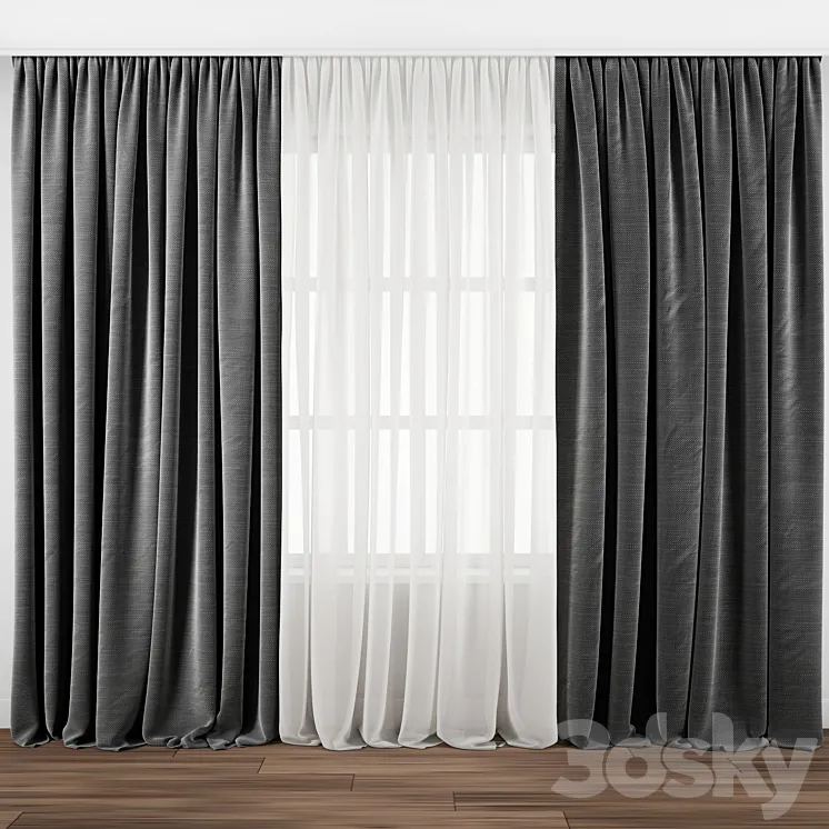 Curtain 105 3DS Max