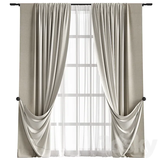 Curtain 112 3dsMax Model