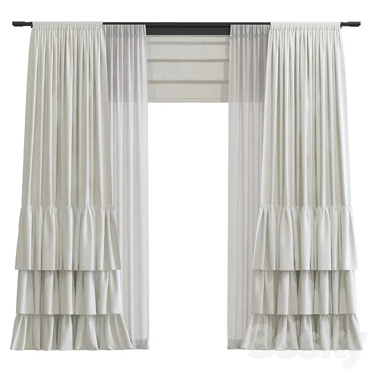 Curtain #114 3DS Max Model