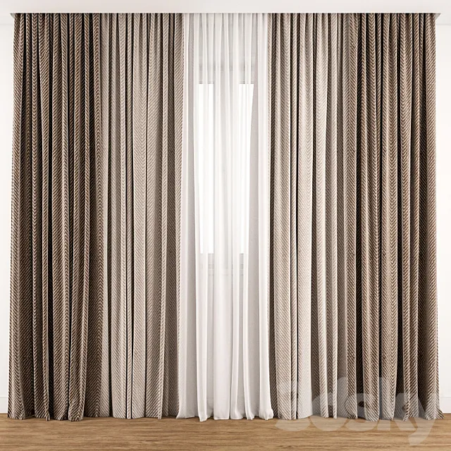 Curtain 114 3DS Max Model