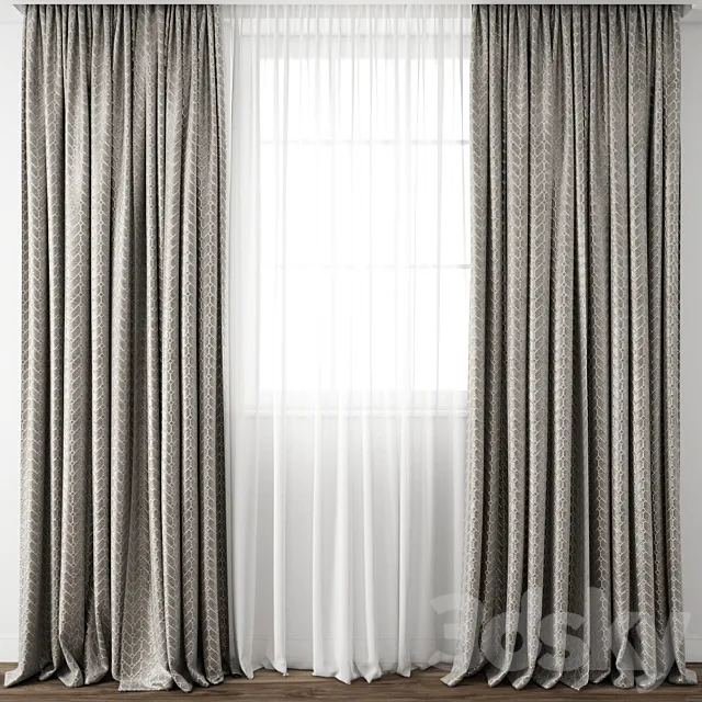 Curtain 116 3DSMax File