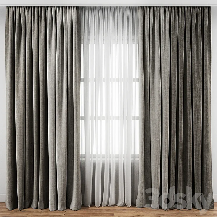 Curtain 120 3DS Max