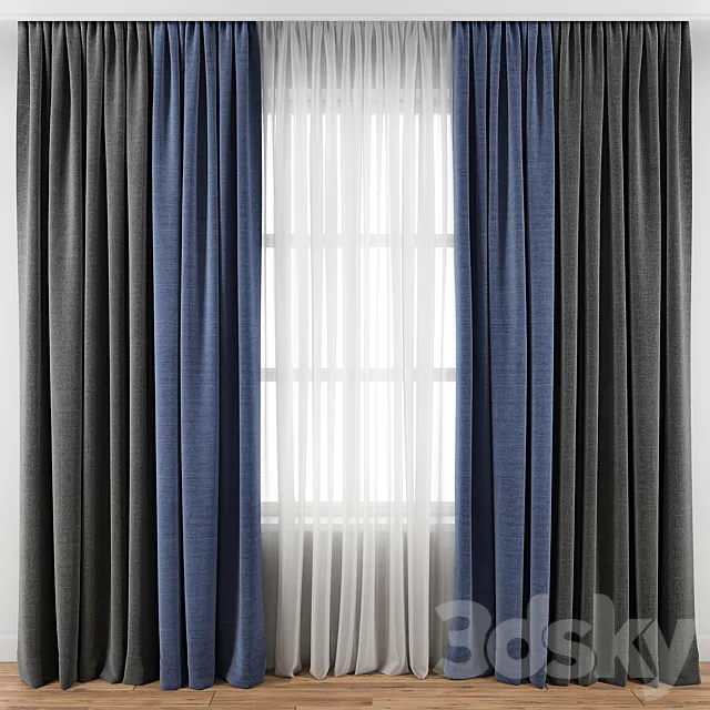 Curtain 121 3ds Max