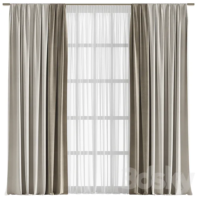 Curtain #123 3dsMax Model