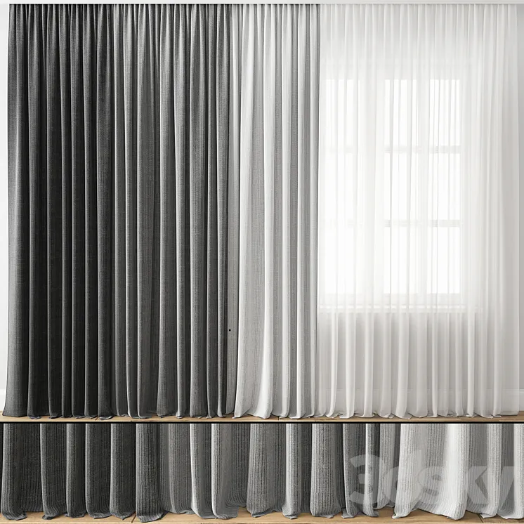 Curtain 125 3DS Max