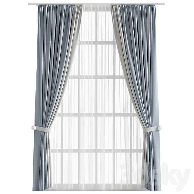 Curtain #130 3dsMax Model