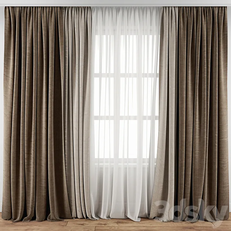 Curtain 136 3DS Max