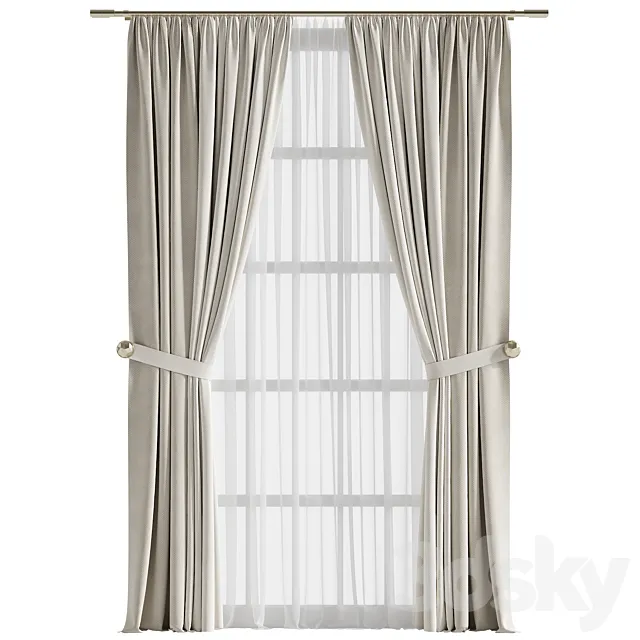 Curtain 136 3dsMax Model