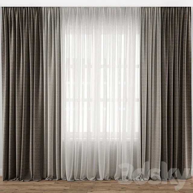 Curtain 138 3DSMax File