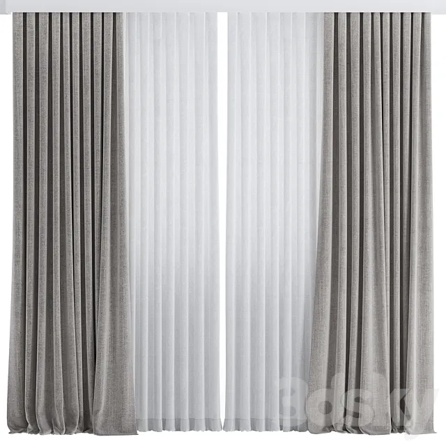 Curtain 13_ Curtains 3ds Max