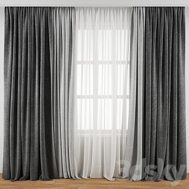 Curtain 144 3ds Max