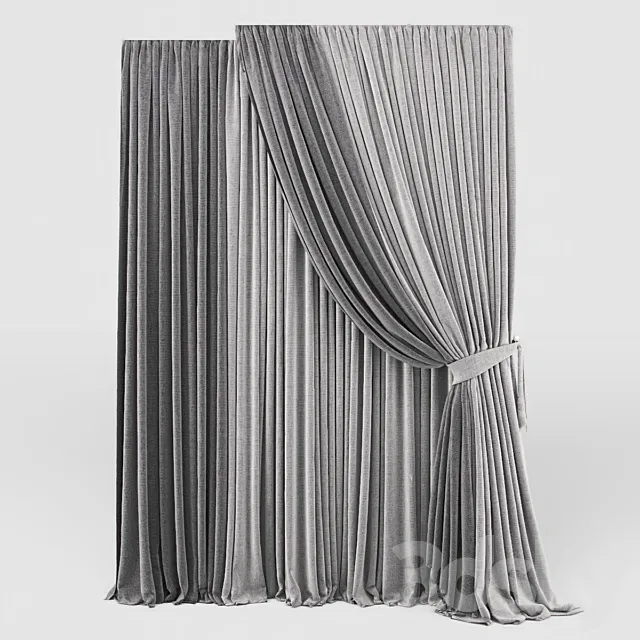 Curtain 15 3ds Max