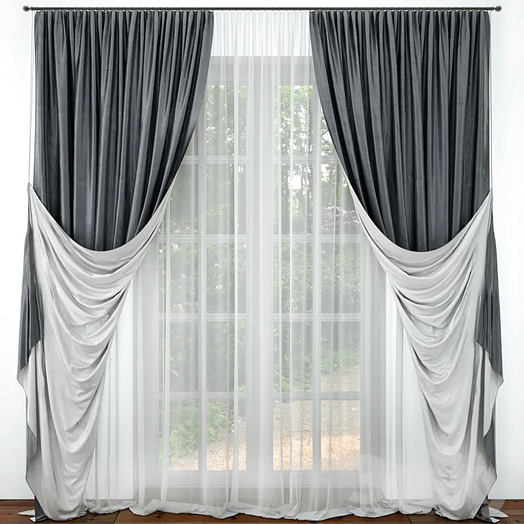 Curtain 15 3DS Max