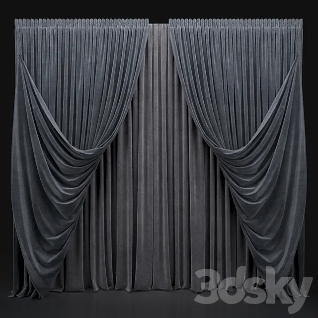 Curtain 152 3DSMax File