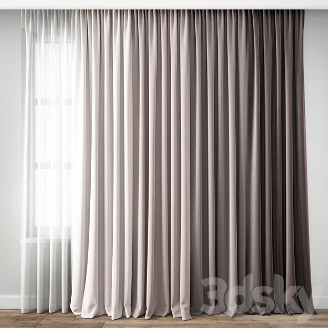 Curtain 153 3ds Max