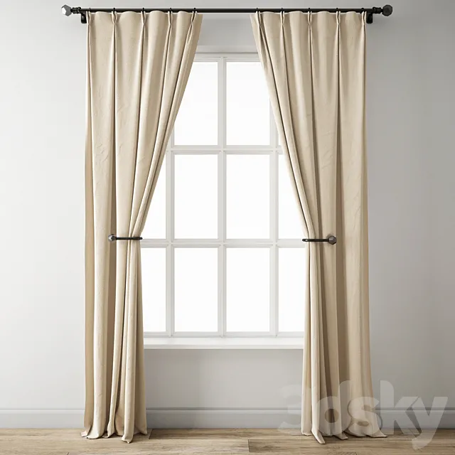 Curtain 158 3DS Max Model