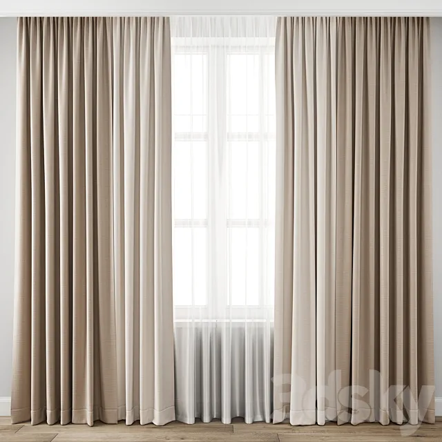 Curtain 159 3DS Max Model