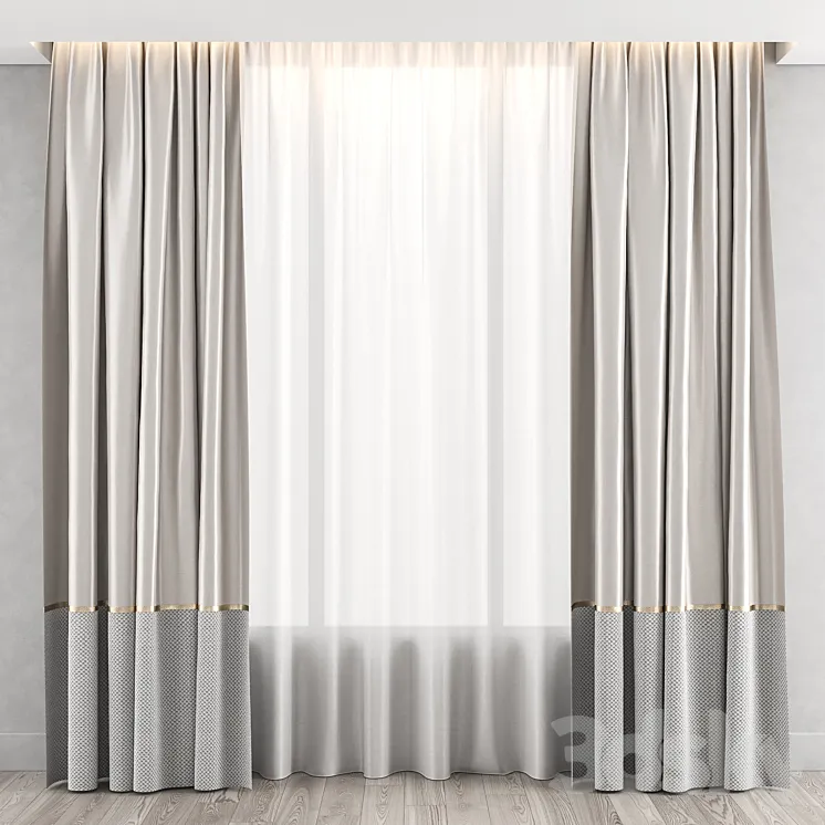 Curtain 169 3DS Max Model