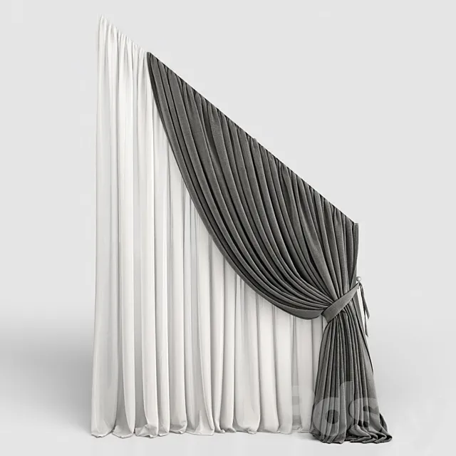 Curtain 17 3DSMax File