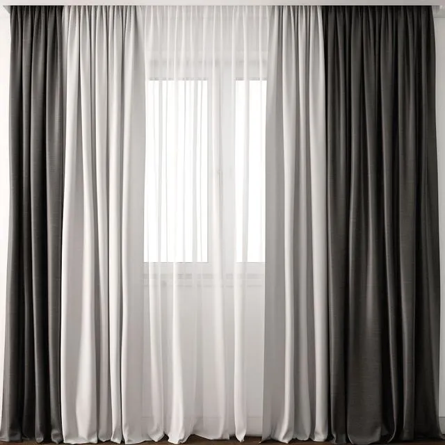Curtain 17 3dsMax Model