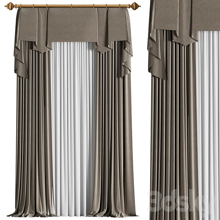 Curtain #17 3DS Max Model