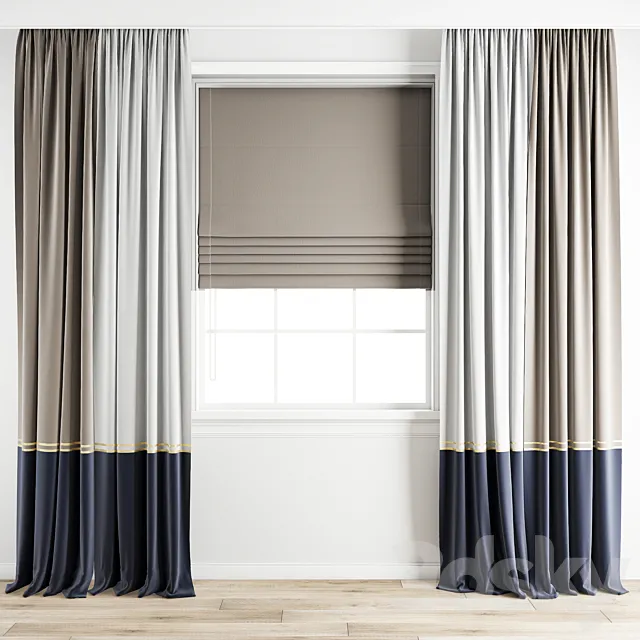 Curtain 177 3DS Max Model