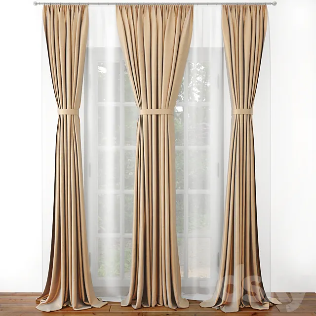 Curtain 18 3DS Max Model