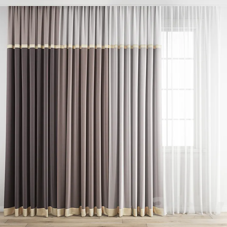 Curtain 187 3DS Max