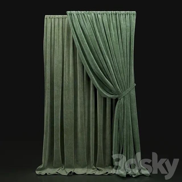 Curtain 19 3ds Max