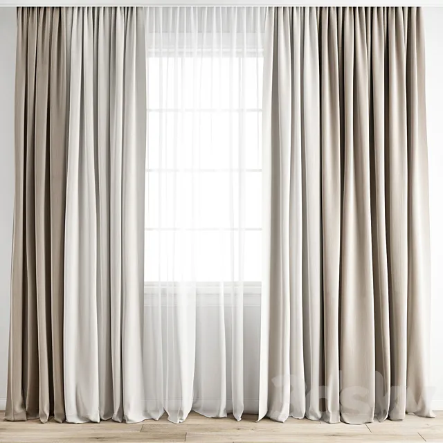 Curtain 190 3DS Max Model