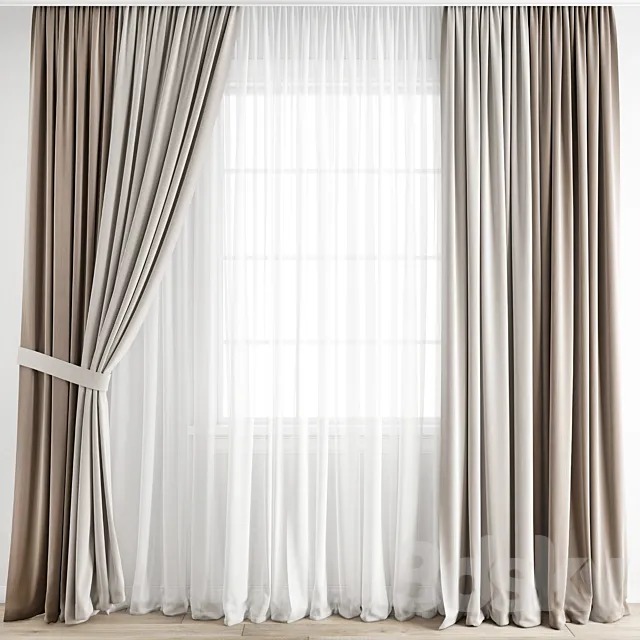 Curtain 201 3DSMax File