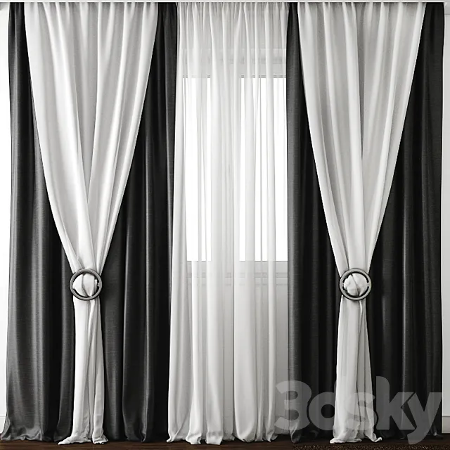 Curtain 21 3DS Max Model