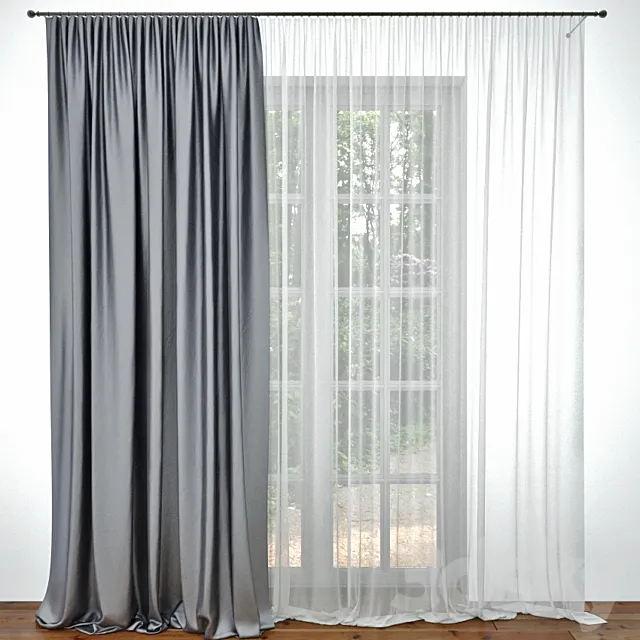 Curtain 21 3DSMax File