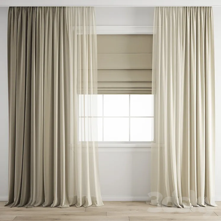 Curtain 216 3DS Max