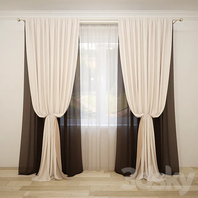 Curtain-22 3DS Max Model