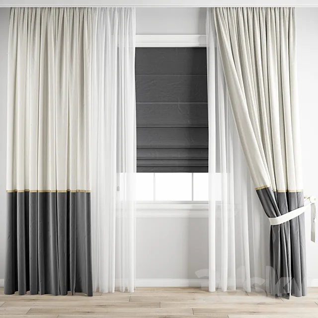 Curtain 225 3DS Max Model