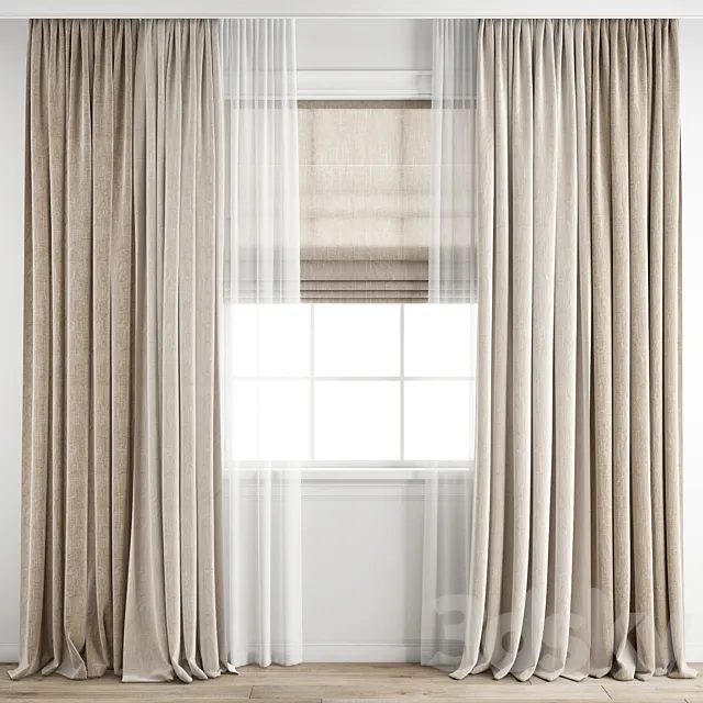 Curtain 229 3DS Max Model