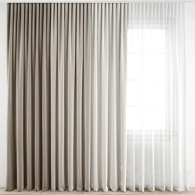 Curtain 237 3DS Max Model