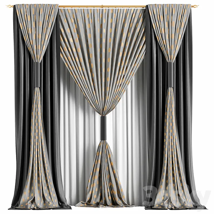 Curtain #24 3DS Max Model
