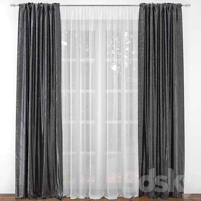 Curtain 24 3DSMax File