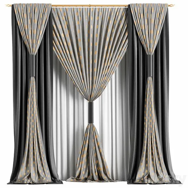 Curtain #24 3dsMax Model