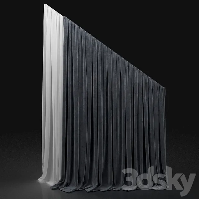 Curtain 256 3DSMax File