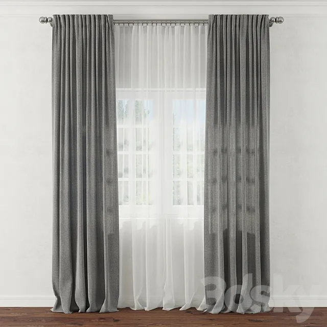 Curtain 27 3ds Max