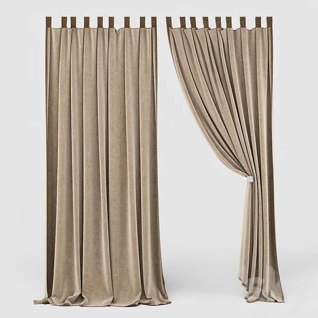 Curtain 28 3DS Max Model