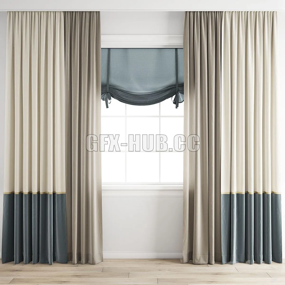 Curtain 282 3dsMax Model