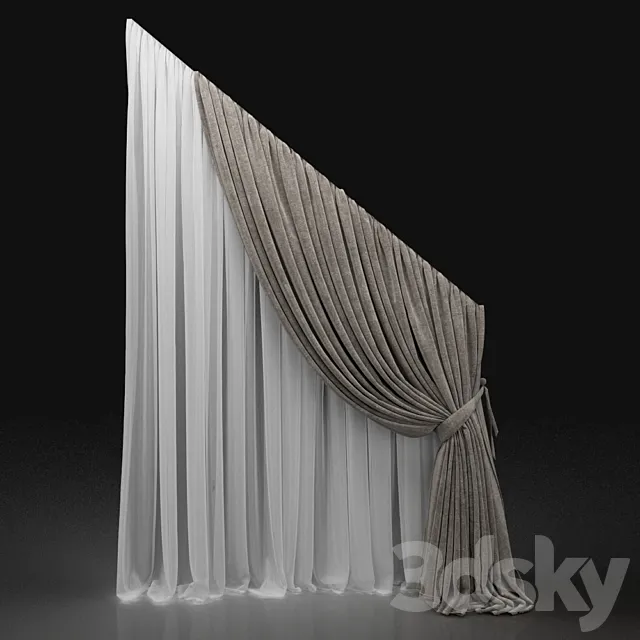 Curtain 29 3DS Max Model