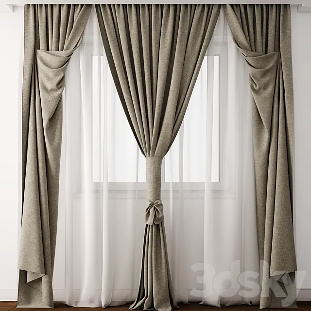 Curtain 3 3DS Max Model